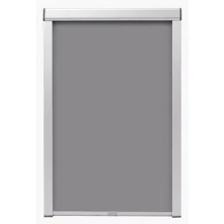 vidaXL Persiana opaca enrollable U08/808 Gris Online