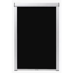 vidaXL Persiana opaca enrollable negra F06 Negro Outlet
