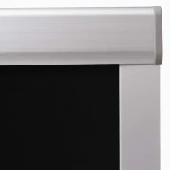 vidaXL Persiana opaca enrollable negra F06 Negro Outlet