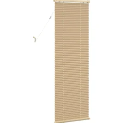 vidaXL Persiana Veneciana Marrón Claro con Patrón 150 x 40 cm PVC Marrón claro Best