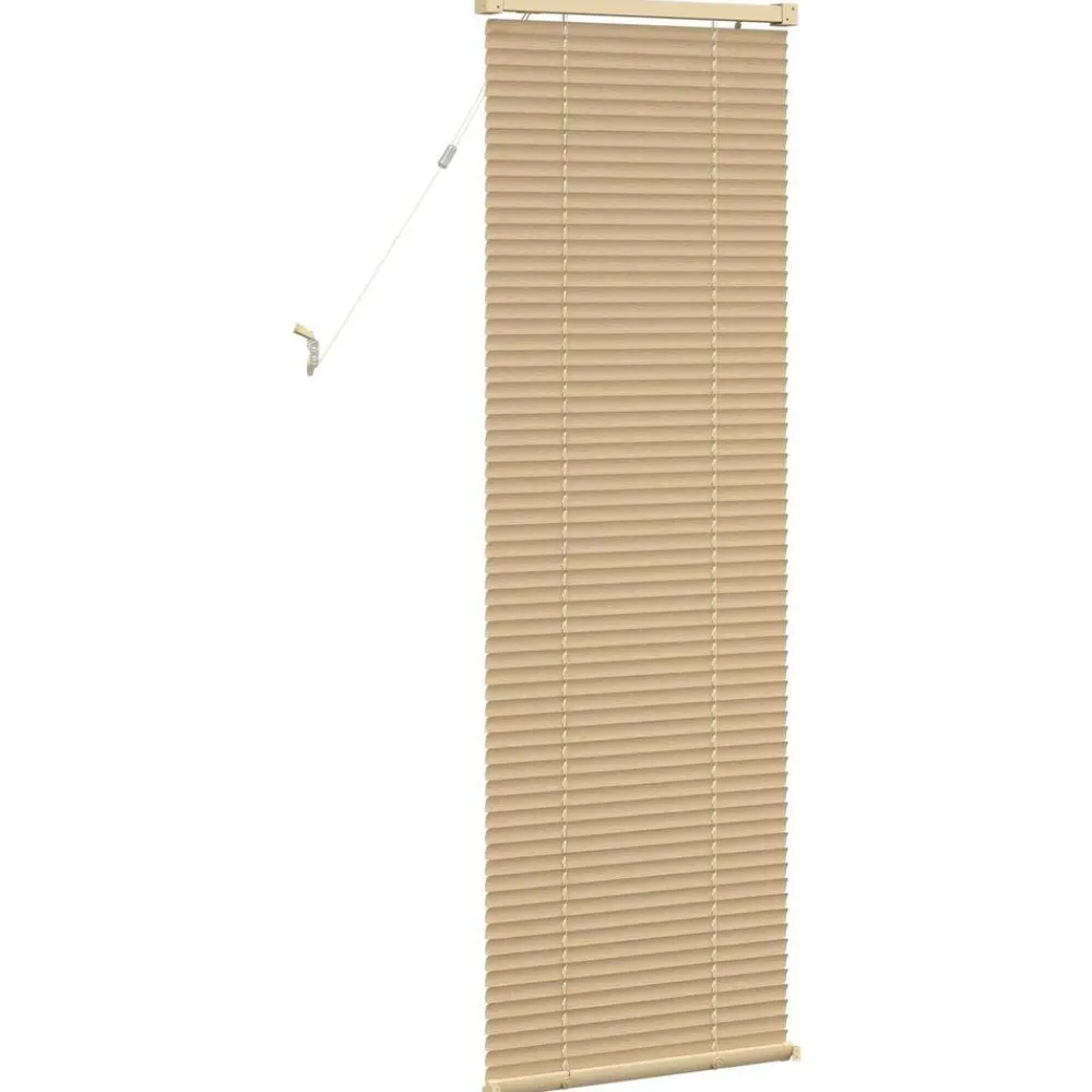 vidaXL Persiana Veneciana Marrón Claro con Patrón 150 x 40 cm PVC Marrón claro Best