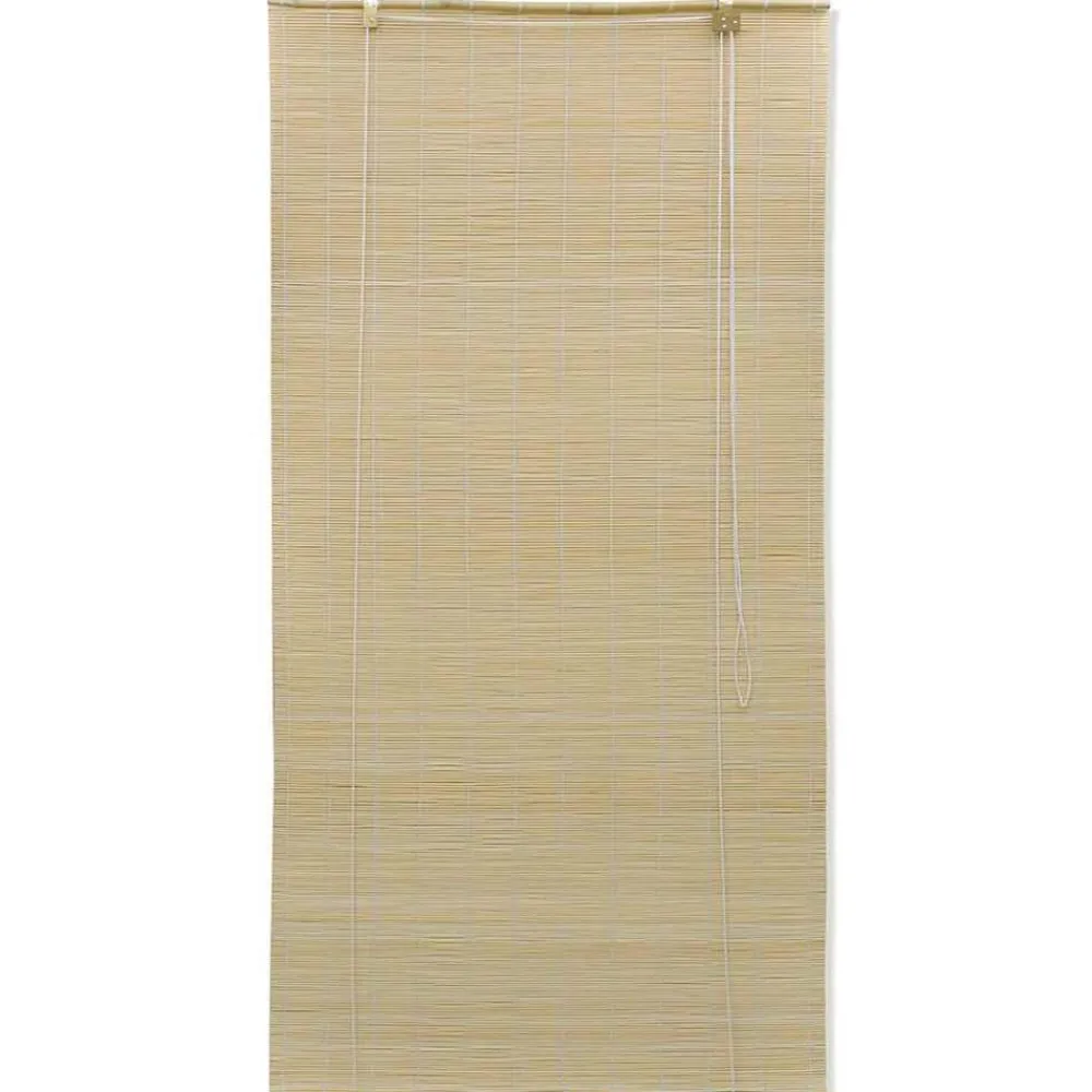 vidaXL Decoración-Persianas enrollables de bambú 80x160 cm