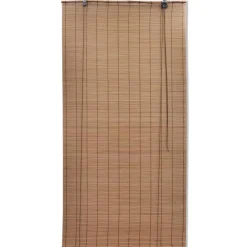 vidaXL Decoración-Persianas enrollables de bambú marrón 80x160 cm