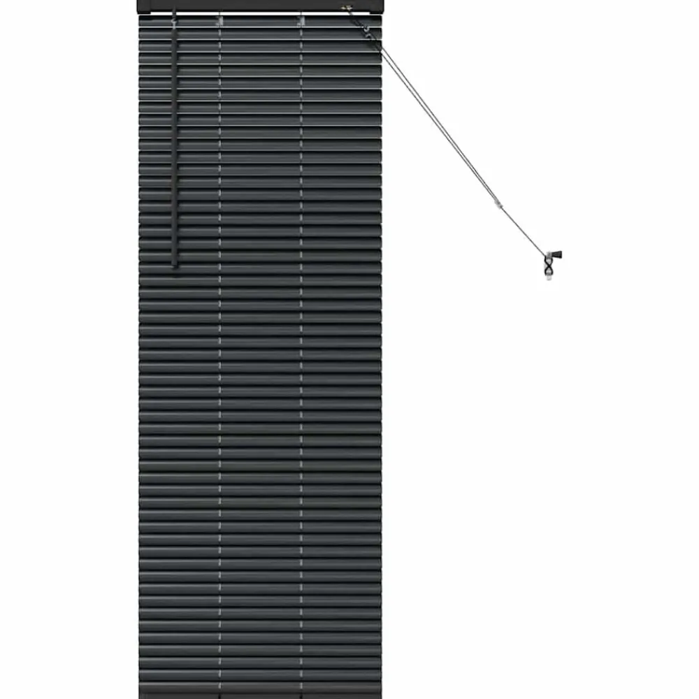 vidaXL Persianas venecianas Manual 130 x 40 cm Aluminio Negro Outlet