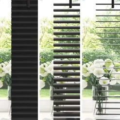 vidaXL Persianas venecianas Manual 130 x 40 cm Aluminio Negro Outlet