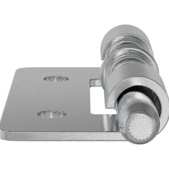 vidaXL Accesorios De Bricolaje-Pestillo 2 pcs Plateado 46 x 17 x 1,2 mm Acero