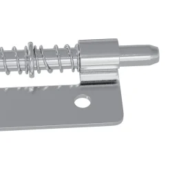vidaXL Accesorios De Bricolaje-Pestillo 2 pcs Plateado 46 x 17 x 1,2 mm Acero
