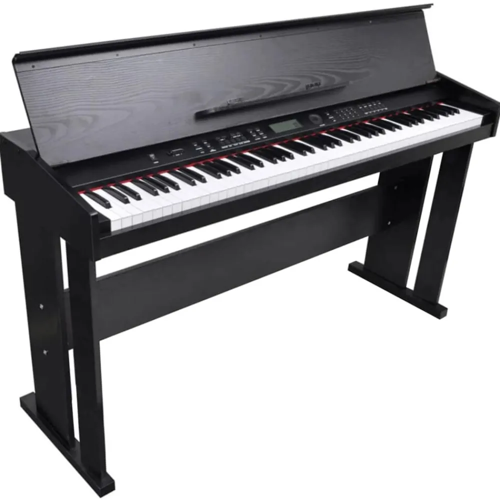 vidaXL Arte Y Ocio-Piano Electrónico/Piano Digital con 88 teclas y atril