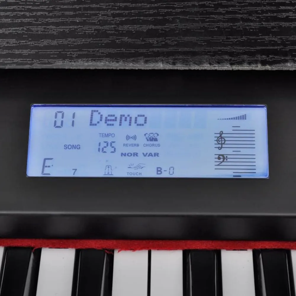 vidaXL Arte Y Ocio-Piano Electrónico/Piano Digital con 88 teclas y atril