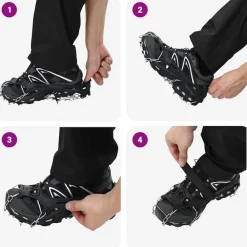 vidaXL Actividades Al Aire Libre-Picos de Hielo para Zapatos S