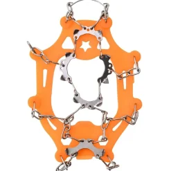 vidaXL Picos de Hielo para Zapatos con 10 pinchos S Naranja