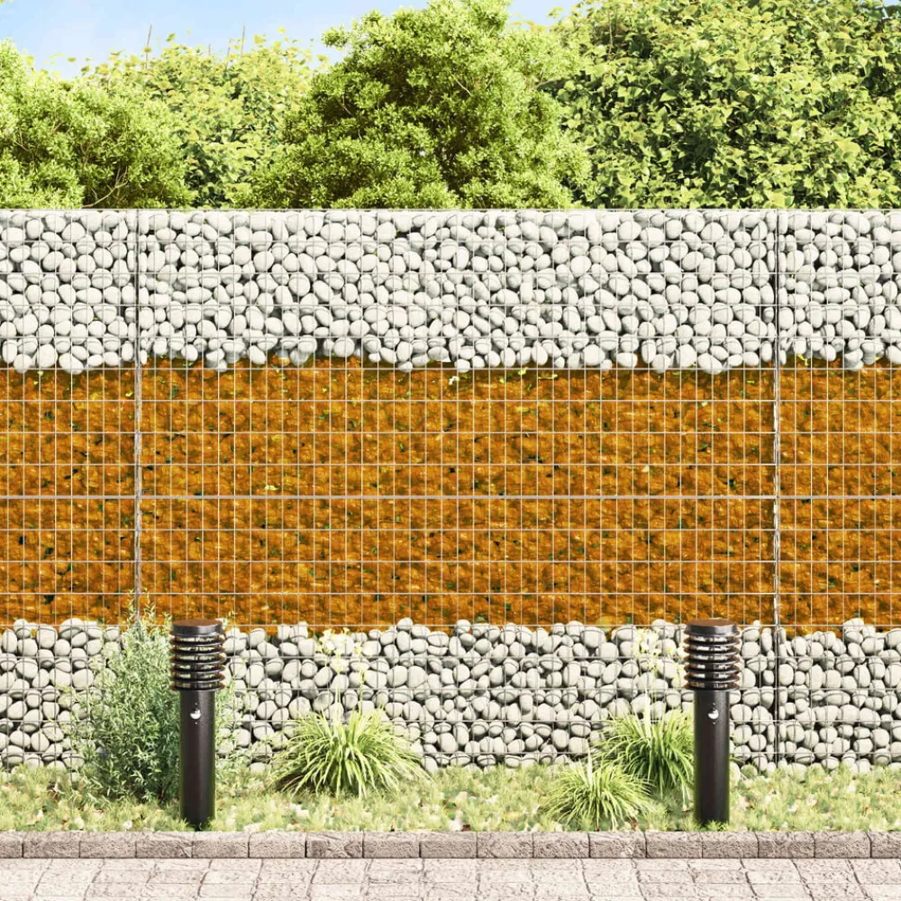 vidaXL Piedras de Jardín Marrón 12 cm Cristal Marrón Clearance