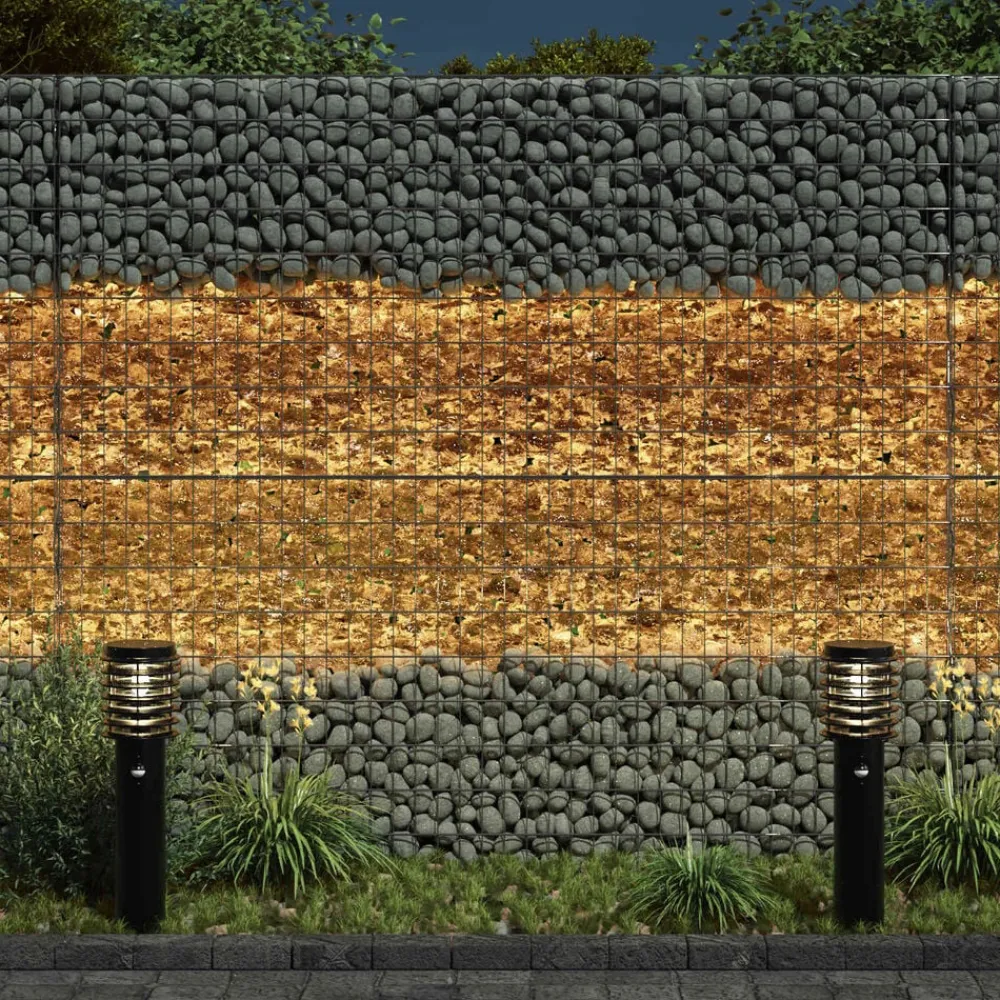 vidaXL Piedras de Jardín Marrón 12 cm Cristal Marrón Clearance