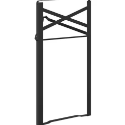 vidaXL Pierna de Mesa de Cerveza 2 pcs Negro 39 x 3 x 75 cm New
