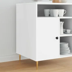 vidaXL Accesorios De Bricolaje-Pies de Soporte 2 pcs Dorado 98 x 40 mm Hierro