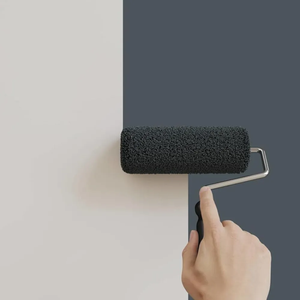 vidaXL Consumibles Para Construcción-Pintura de pared Gris 2,5 L Impresión en pared