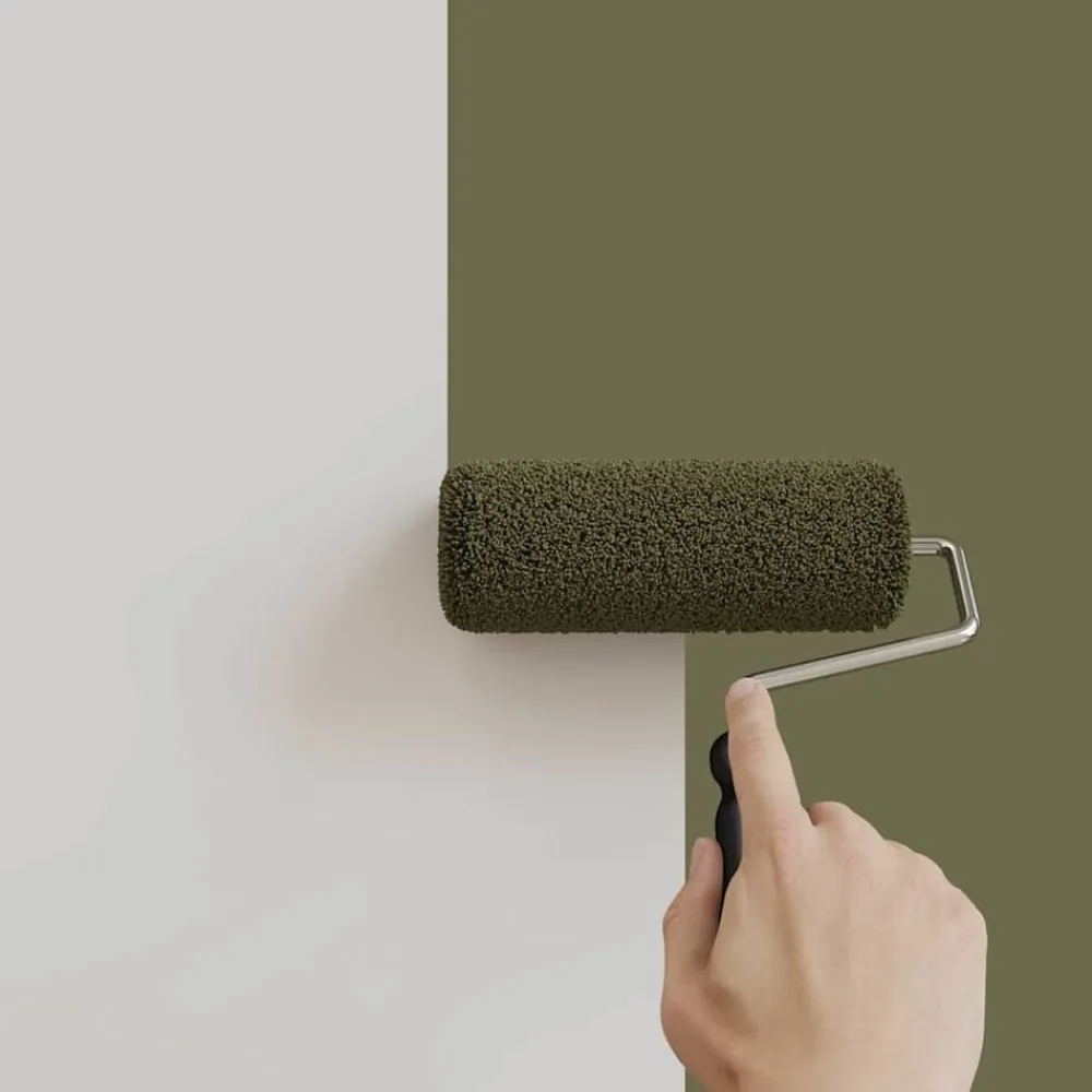 vidaXL Pintura de pared Verde 2,5 L Impresión en pared Verde oscuro New