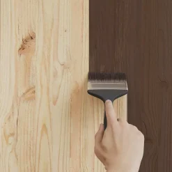 vidaXL Consumibles Para Construcción-Pintura para madera Marrón 2,5 L Impresión en pared
