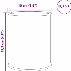 vidaXL Pintura para muebles Gris 0,75 L Impresión en pared Gris carbón Outlet