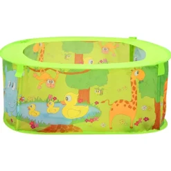 vidaXL Juguetes-Piscina de bolas con 50 bolas para niños 75x75x32 cm