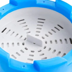 vidaXL Piscina de chapoteo skimmer colgante y bomba 350x90 cm Blanco New