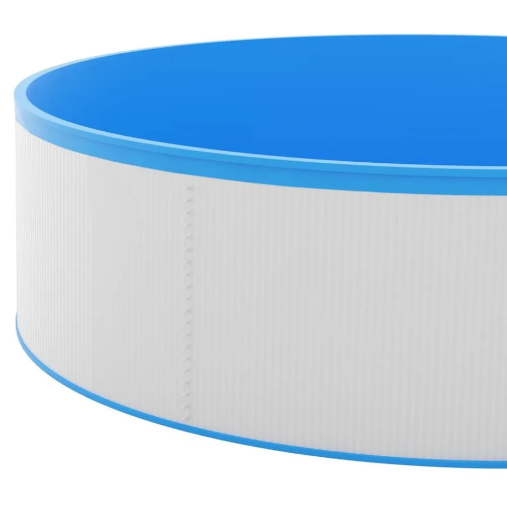 vidaXL Piscina Y Spa-Piscina de chapoteo blanca 350x90 cm