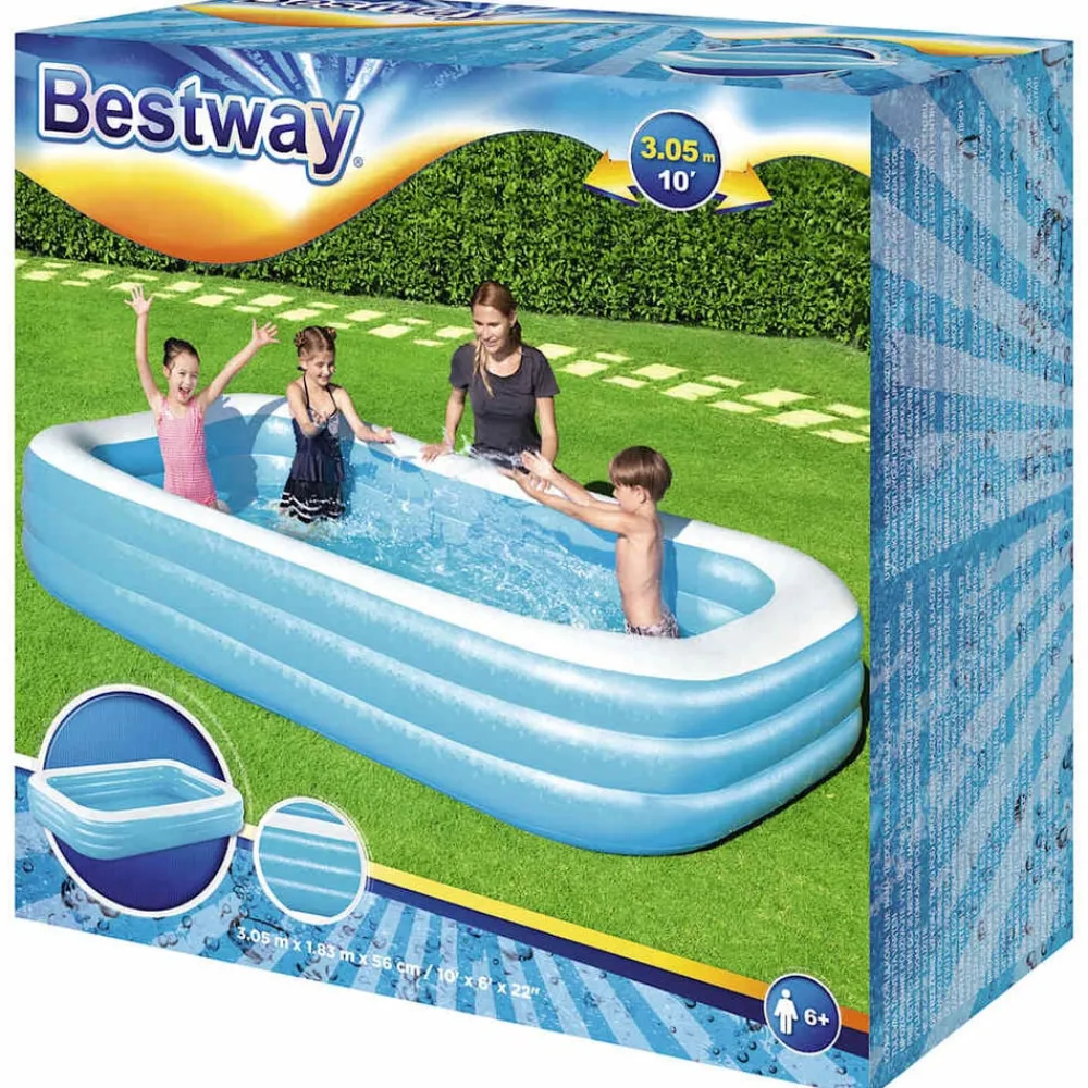 Bestway vidaXL Piscina inflable 305x183x56 cm Clearance