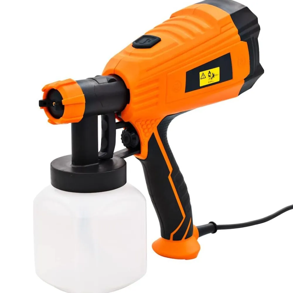 vidaXL Pistola de pintura eléctrica con 3 tamaños boquilla 500W 800ml New