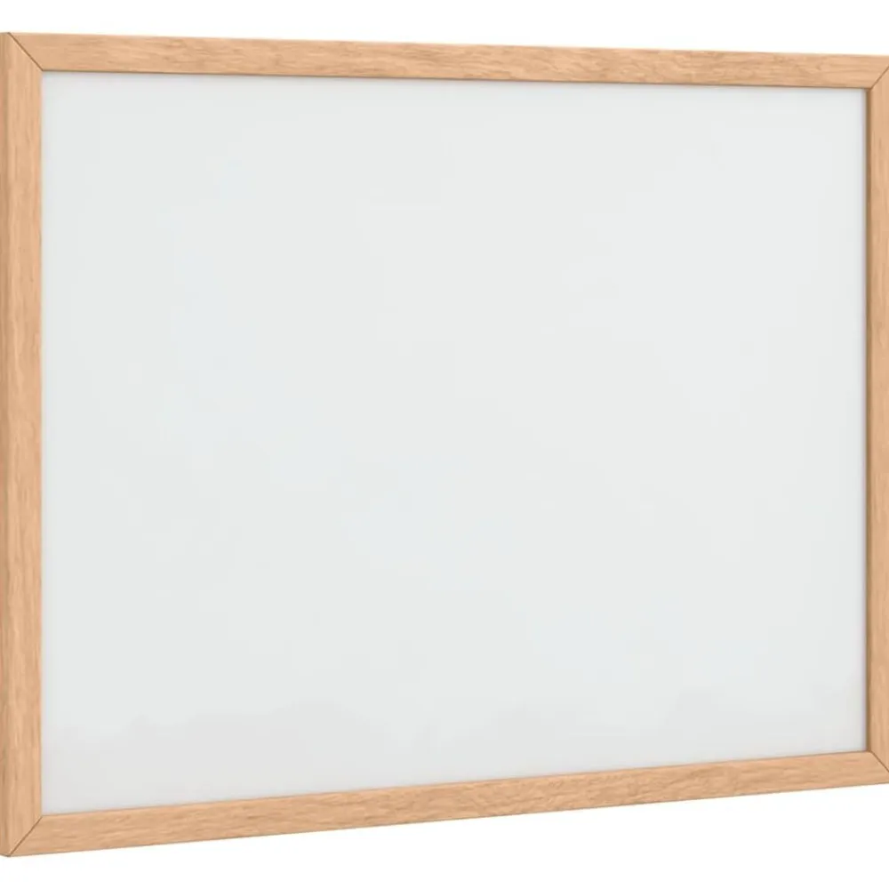 vidaXL Pizarra blanca magnética con marco de madera de pino 40x30 cm Hot