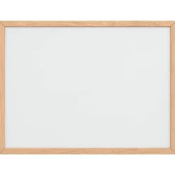 vidaXL Pizarra blanca magnética con marco de madera de pino 40x30 cm Hot