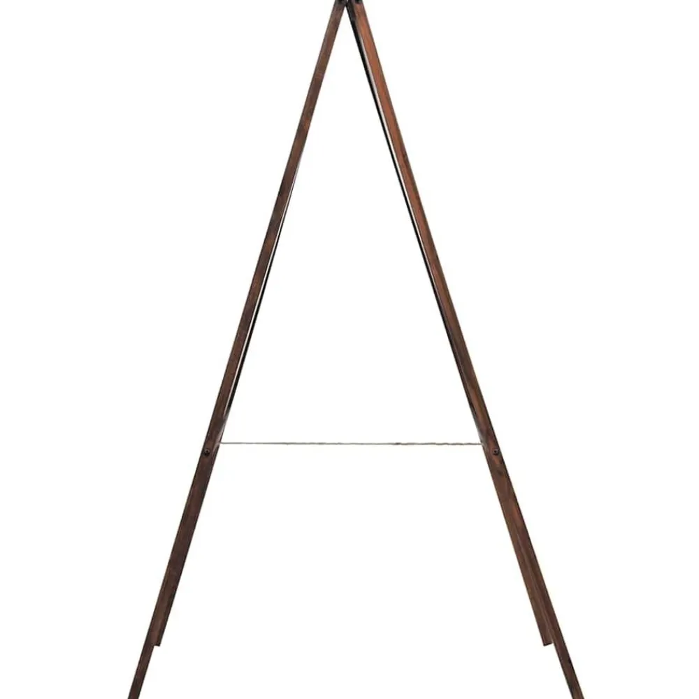 vidaXL Pizarra de pie de doble cara madera de cedro 60x80 cm New