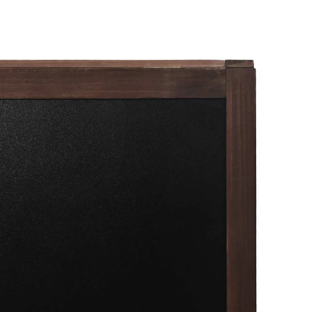 vidaXL Pizarra de pie de doble cara madera de cedro 60x80 cm New