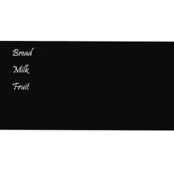 vidaXL Pizarra magnética de pared vidrio templado 100x50 cm Negro Clearance