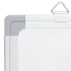 vidaXL Material De Oficina-Pizarra magnética plegable aluminio 80x80x1,7 cm