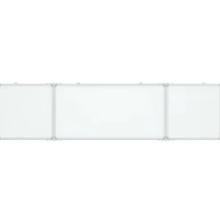 vidaXL Pizarra magnética plegable aluminio 160x40x1,7 cm Best