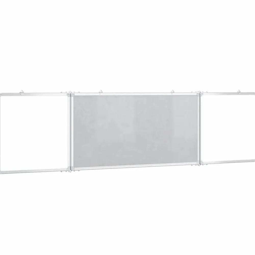 vidaXL Pizarra magnética plegable aluminio 160x40x1,7 cm Best