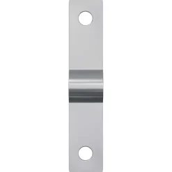 vidaXL Accesorios De Bricolaje-Placa de Impacto 2 pcs Plateado 50 x 10 x 1,2 mm Hierro