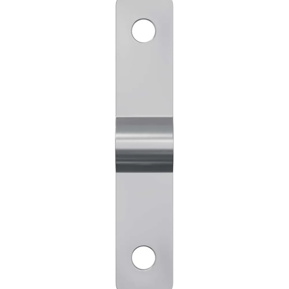 vidaXL Accesorios De Bricolaje-Placa de Impacto 2 pcs Plateado 50 x 10 x 1,2 mm Hierro