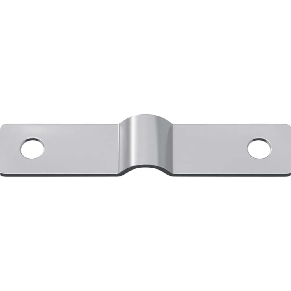 vidaXL Accesorios De Bricolaje-Placa de Impacto 2 pcs Plateado 50 x 10 x 1,2 mm Hierro