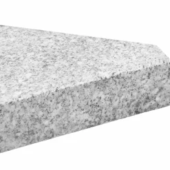 vidaXL Placa de peso para sombrilla 4 uds granito triangular 14kg Gris Online