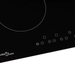 vidaXL Cocina Y Comedor-Placa vitrocerámica 4 quemadores control táctil 6000 W