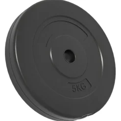 vidaXL Fitness Y Musculación-Placas de pesas 4 uds cemento 30 kg