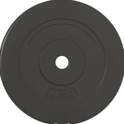 vidaXL Fitness Y Musculación-Placas de pesas 4 uds cemento 30 kg