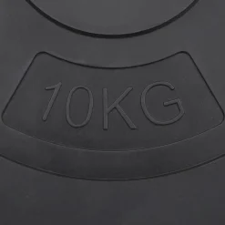 vidaXL Fitness Y Musculación-Placas de pesas 4 uds cemento 30 kg
