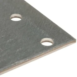 vidaXL Placas perforadas 20 uds acero galvanizado 2 mm 300x80 mm