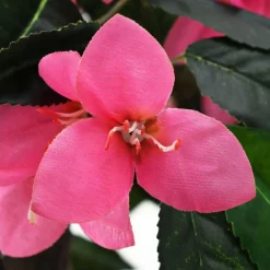 vidaXL Planta artificial azalea con maceta 155 cm verde y Rosa Clearance