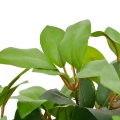 vidaXL Planta artificial árbol de laurel con macetero 40 cm verde New