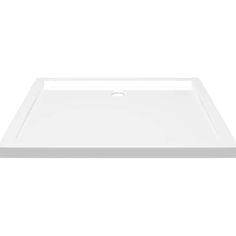 vidaXL Plato de ducha rectangular ABS 70x90 cm Blanco Best