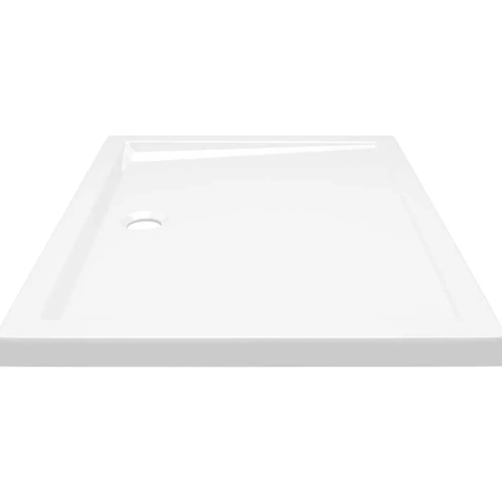 vidaXL Plato de ducha rectangular ABS 70x90 cm Blanco Best