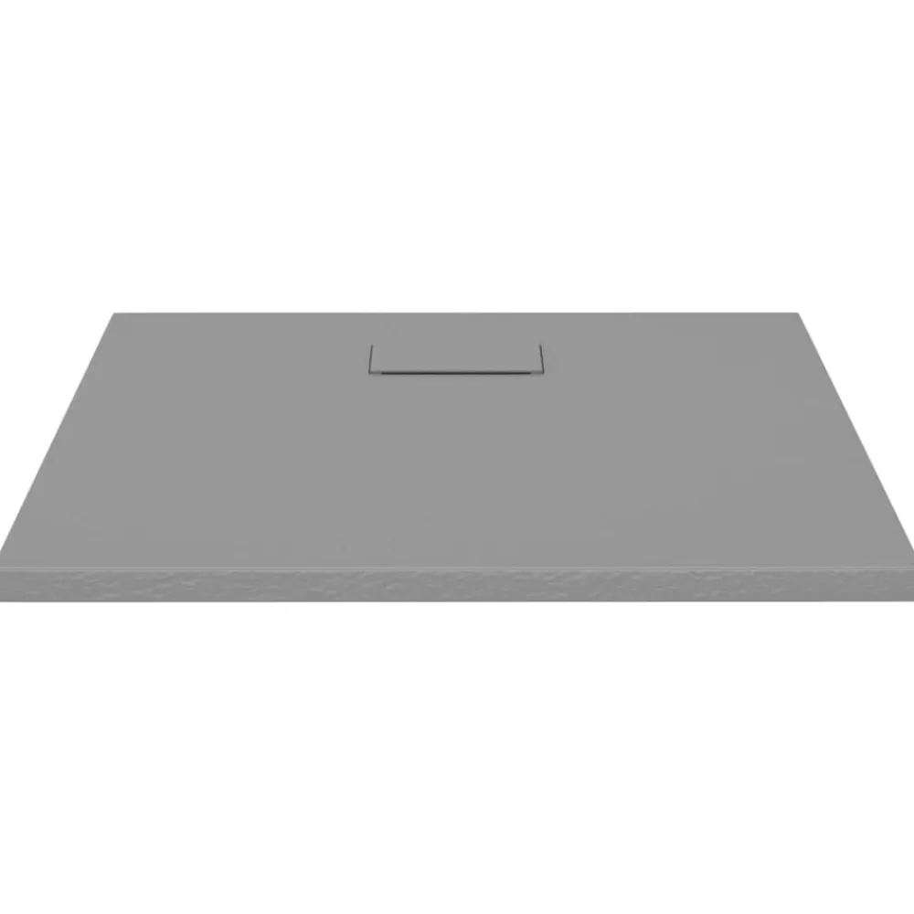 vidaXL Plato de ducha SMC 80x80 cm Gris Hot